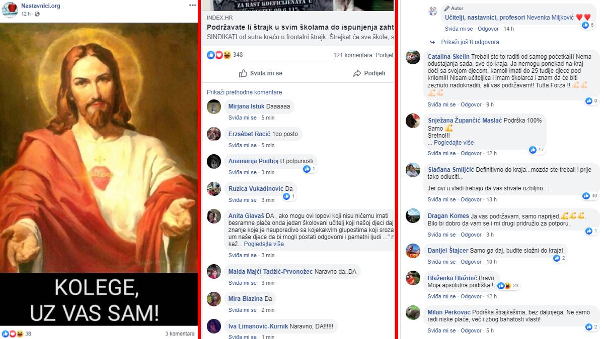Donosimo reakcije učitelja, roditelja i "Isusa" na štrajk do ispunjenja zahtjeva